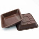 Форма для випічки Lessner Chef Choco 10252 25х25х5 см коричнева