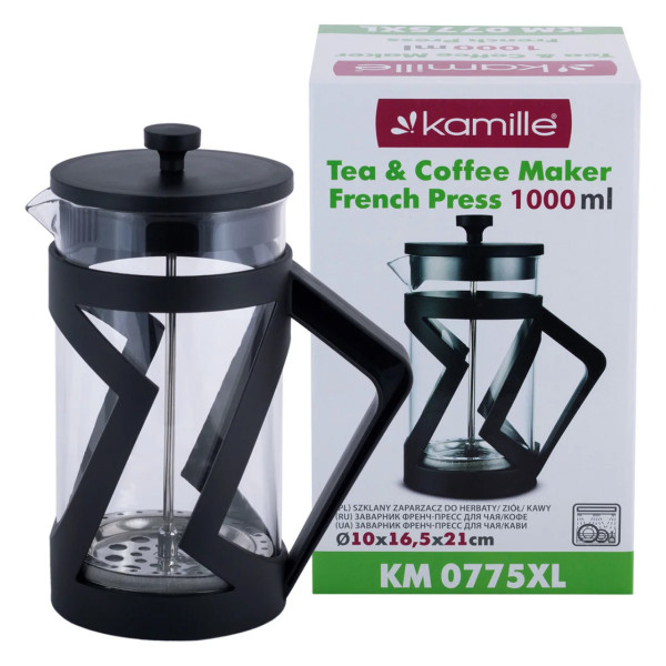 Френч-прес Kamille KM-0775XL 1000 мл