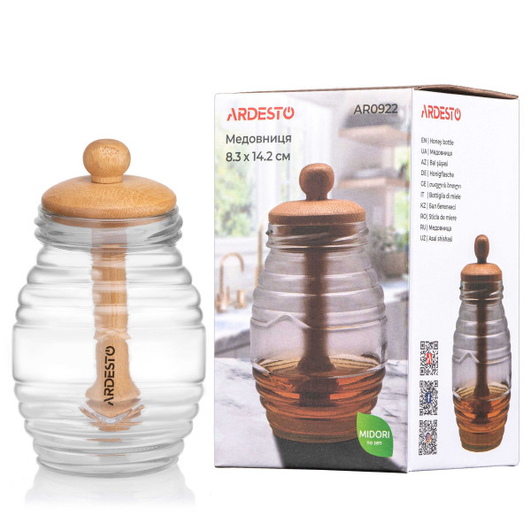 Банка для меду Ardesto Midori AR0922 8.3х14.2 см