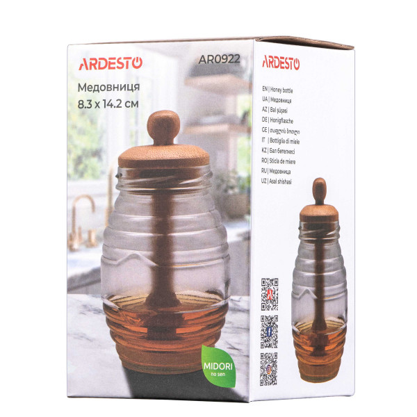 Банка для меду Ardesto Midori AR0922 8.3х14.2 см