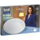 Блюдо овальне Krauff Brilliant collection 21-316-009 34 см біле