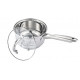 Ківш з кришкою Bohmann BH-3138-16 16 см 2 л сріблястий