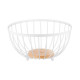 Кошик для фруктів Ardesto Midori AR0904W 25х25х13 см білий