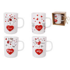Кружка Bona Di Love You 311-129 380 мл біла
