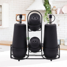 Набір для спецій Maestro MR-20001-04-S-Black 5 предметів чорний