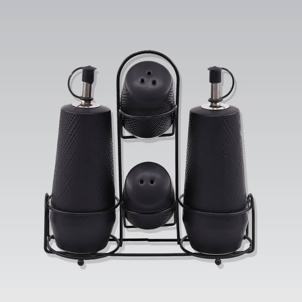 Набір для спецій Maestro MR-20001-04-S-Black 5 предметів чорний