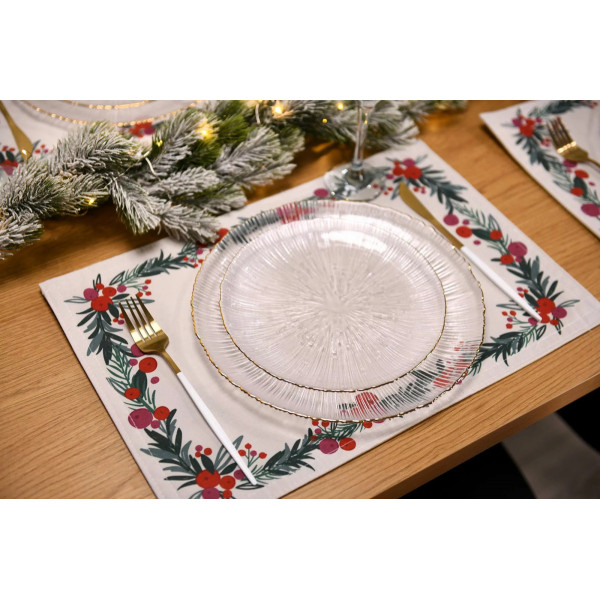 Набір сервірувальних серветок Ardesto Happy Holidays ART15HH 30х45 см 2 шт