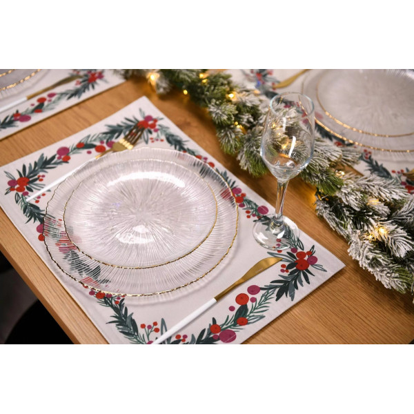 Набір сервірувальних серветок Ardesto Happy Holidays ART15HH 30х45 см 2 шт