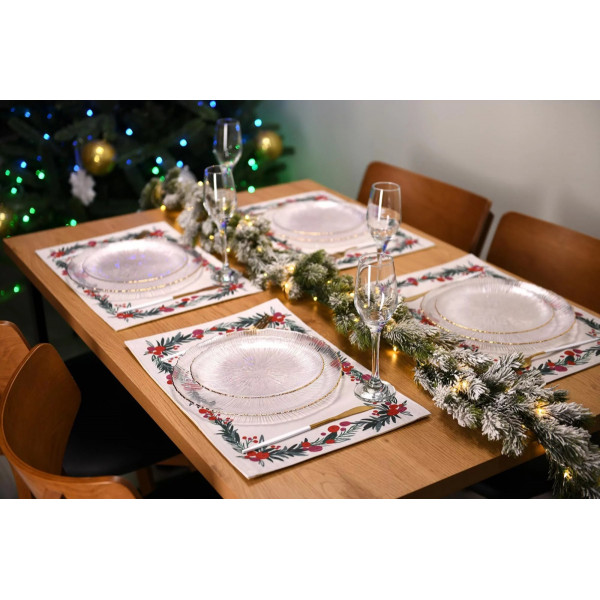 Набір сервірувальних серветок Ardesto Happy Holidays ART15HH 30х45 см 2 шт