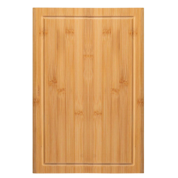 Кухонна дошка з жолобом Ardesto Midori AR1433BA 33х22х1.5 см бежева