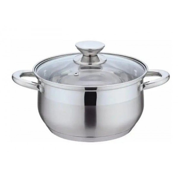 Каструля зі скляною кришкою Benson BN-595 16 см 2.1 л