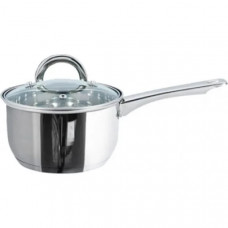Ківш зі скляною кришкою Gusto Solo GT-1203-12 12 см 0.5 л