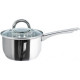 Ківш зі скляною кришкою Gusto Solo GT-1203-12 12 см 0.5 л