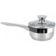 Ківш зі скляною кришкою Gusto Solo GT-1203-12 12 см 0.5 л