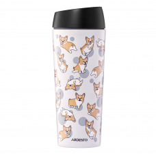 Термочашка Ardesto Coffee Time Corgi AR2645CR 450 мл біла