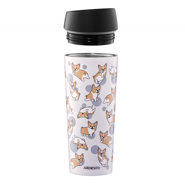 Термочашка Ardesto Coffee Time Corgi AR2645CR 450 мл біла