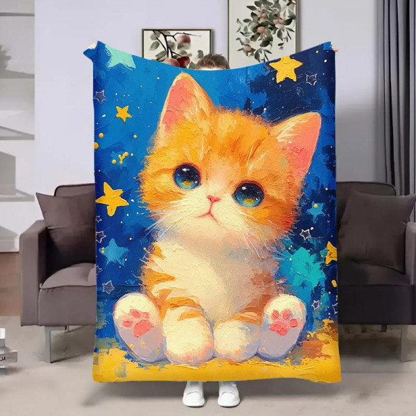Плед 3D Зоряний котик 29003 180х215 см