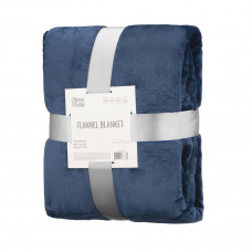 Плед Ardesto Flannel ART0220SB 200х220 см темно-синій