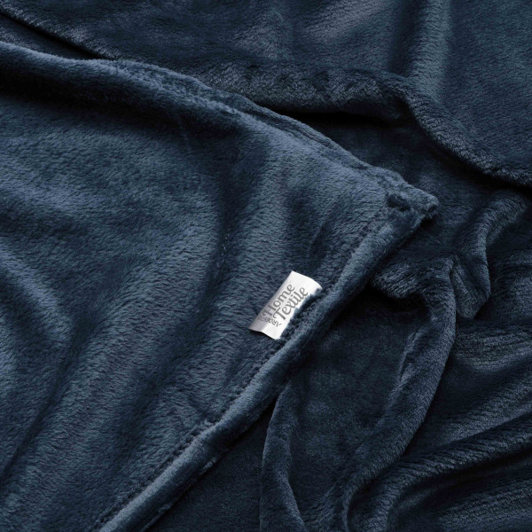 Плед Ardesto Flannel ART0220SB 200х220 см темно-синій