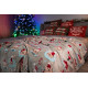 Плед Ardesto Flannel Різдвяні котики ART0120PB 160х200 см бежевий