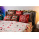 Плед Ardesto Flannel Різдвяні котики ART0120PB 160х200 см бежевий