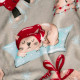 Плед Ardesto Flannel Різдвяні котики ART0120PB 160х200 см бежевий