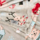 Плед Ardesto Flannel Різдвяні котики ART0120PB 160х200 см бежевий