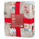 Плед Ardesto Flannel Різдвяні котики ART0120PB 160х200 см бежевий