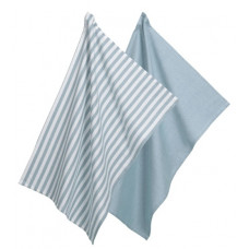 Набір рушників кухонних KELA Caja 12874 70х50 см 2 шт димчасто-блакитний