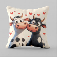 Подушка 3D Cow love 28937 35х35 см