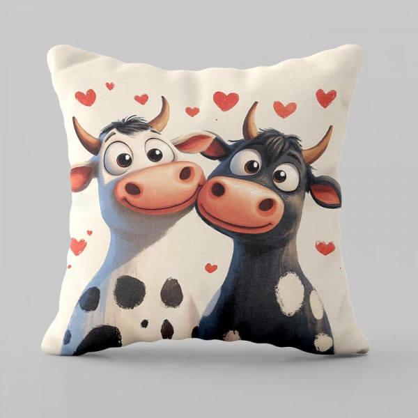 Подушка 3D Cow love 28937 35х35 см