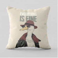 Подушка 3D Everything is fine 28929 35х35 см