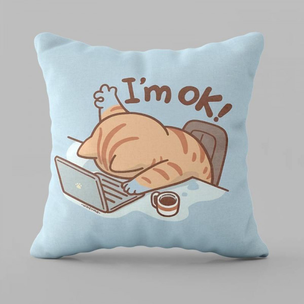 Подушка 3D I am OK 28986 50х50 см