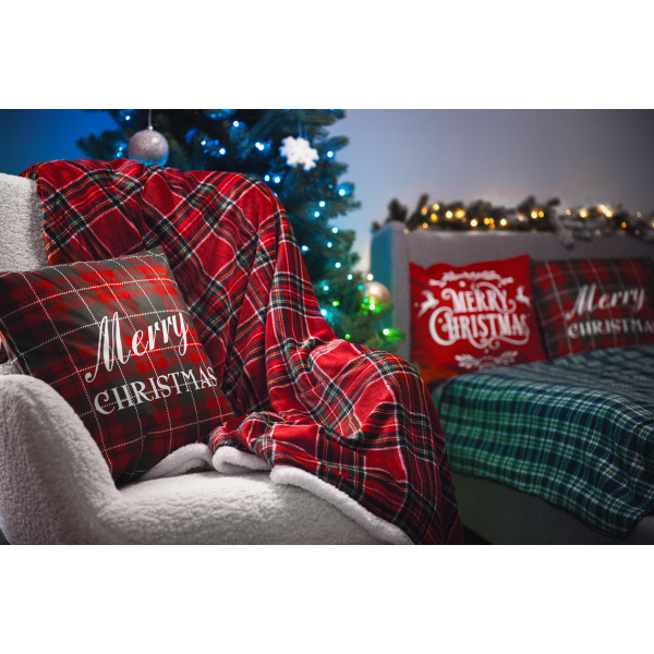 Декоративна подушка Ardesto Happy Holidays ART1032HGR 45х45 см