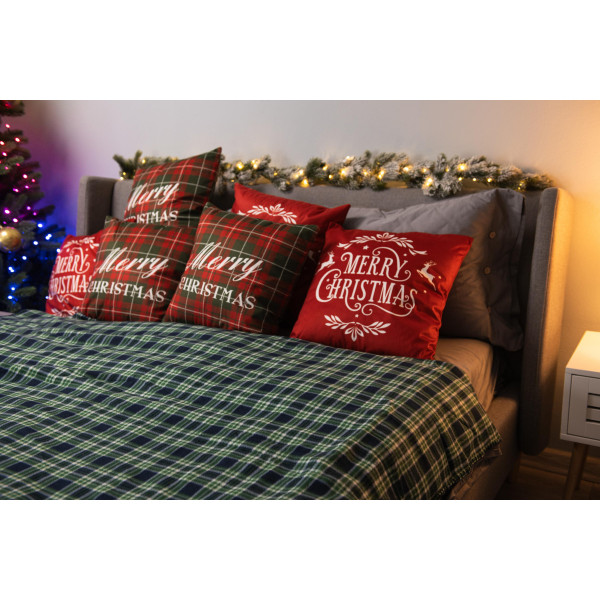 Декоративна подушка Ardesto Happy Holidays ART1032HGR 45х45 см