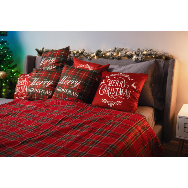 Декоративна подушка Ardesto Happy Holidays ART1032HGR 45х45 см