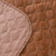 Покривало двоспальне ТЕП Velour Ромб 4-00516-22388 180х240 см кавове