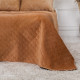 Покривало двоспальне ТЕП Velour Ромб 4-00516-22388 180х240 см кавове