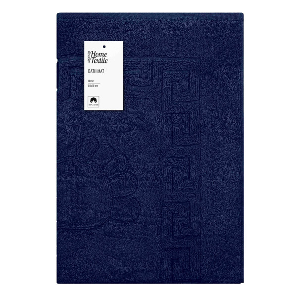 Рушник для ніг махровий Ardesto Home ART2557NA 50х70 см темно-синій