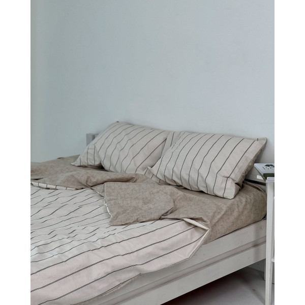 Постільна білизна двоспальне Dushka Home Сатин 21050 180х215 см