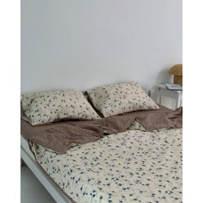 Постільна білизна двоспальне Dushka Home Сатин 21054 180х215 см