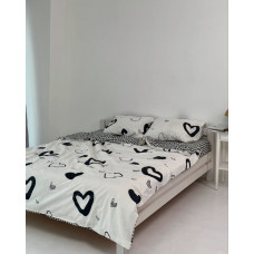 Постільна білизна двоспальне Dushka Home Сатин 21066 180х215 см