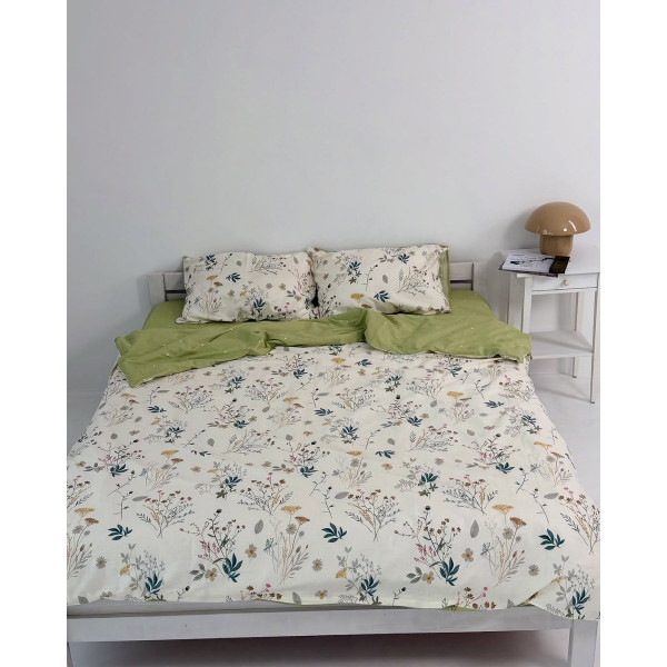Постільна білизна двоспальне Dushka Home Сатин 21074 180х215 см