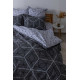 Постільна білизна сімейна ТЕП Happy Sleep Quadro Star grey 2-03797-25741 150х215х2 см