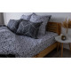 Постільна білизна сімейна ТЕП Happy Sleep Quadro Star grey 2-03797-25741 150х215х2 см