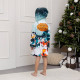 Халат дитячий з плюшевого велюру Christmas 18195 98-104 см