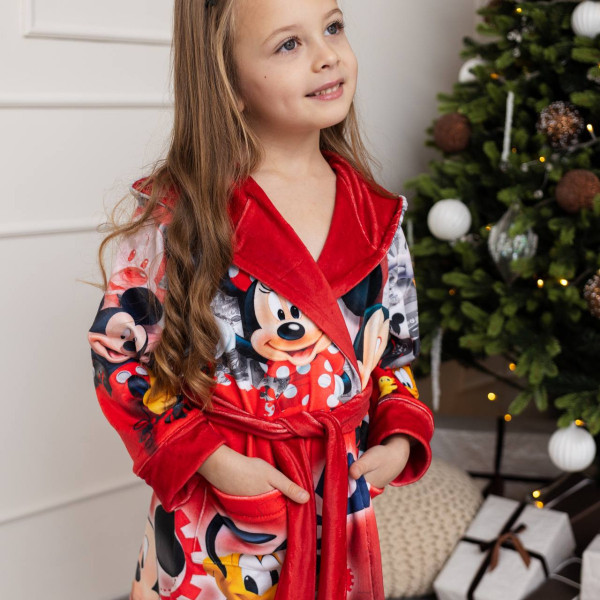 Халат дитячий з плюшевого велюру Mickey Mouse 18121 122-128 см