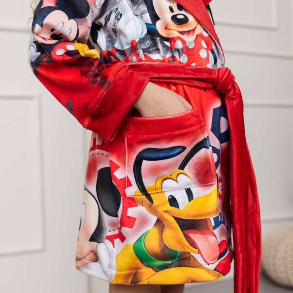 Халат дитячий з плюшевого велюру Mickey Mouse 18122 134-140 см