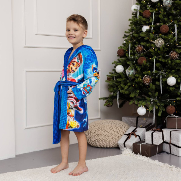 Халат дитячий з плюшевого велюру Paw Patrol 18149 122-128 см