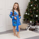 Халат дитячий з плюшевого велюру Stitch 18157 146-152 см